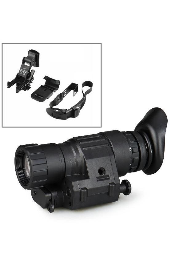Монокуляр ночного видения Night Vision PVS-14 4х (до 400м) + набор креплений на шлем ARM (333662545)