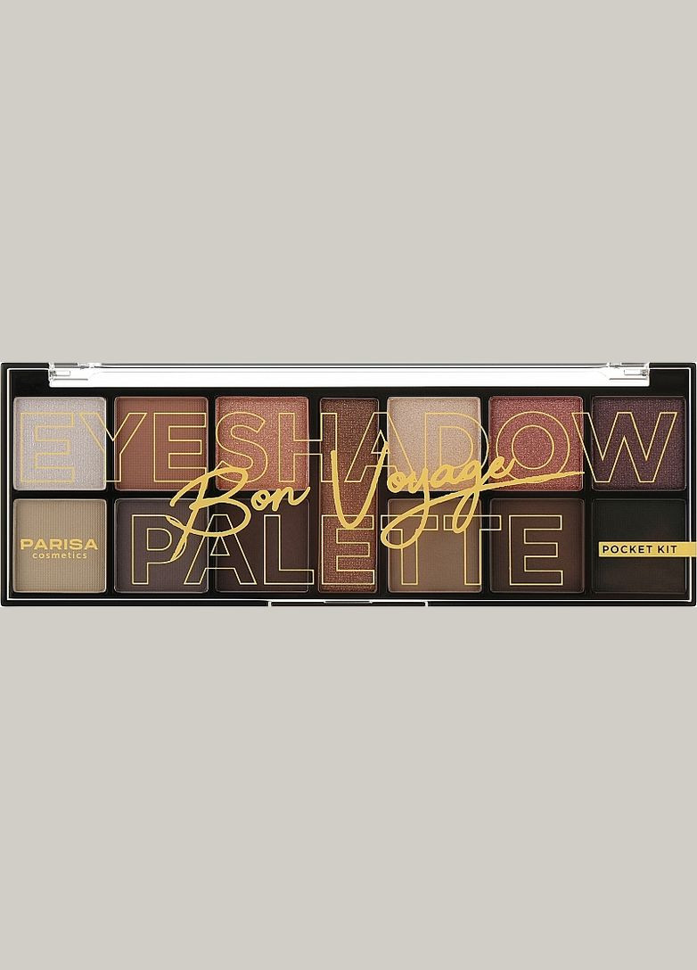 Палетка теней для век, 13 оттенков Bon Voyage Eyeshadow Palette Pocket Kit 6 (2-980042) Parisa Cosmetics (371731545)