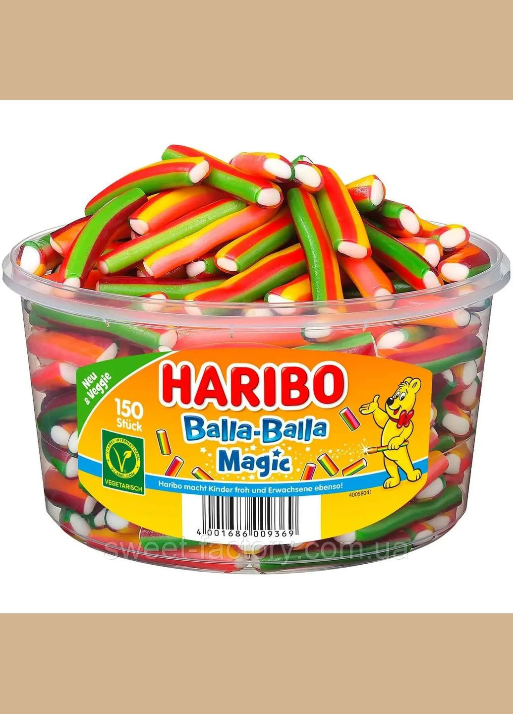 Жувальні цукерки Balla Balla Magic 1200g Haribo (341389599)