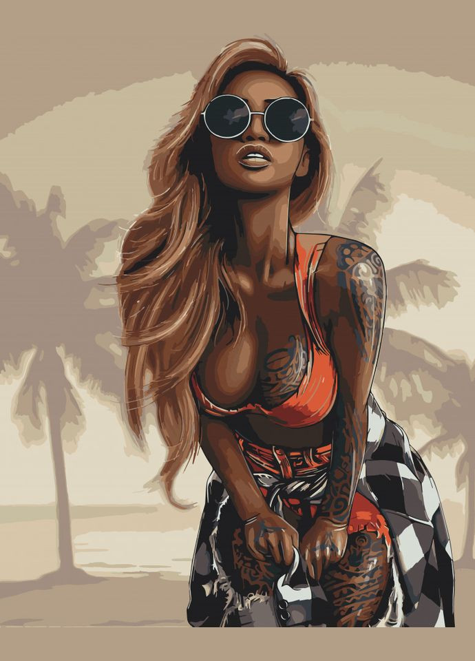 Картина по номерам. "Искушение Майами" 40*50 см 10221-AC Art Craft (370143661)