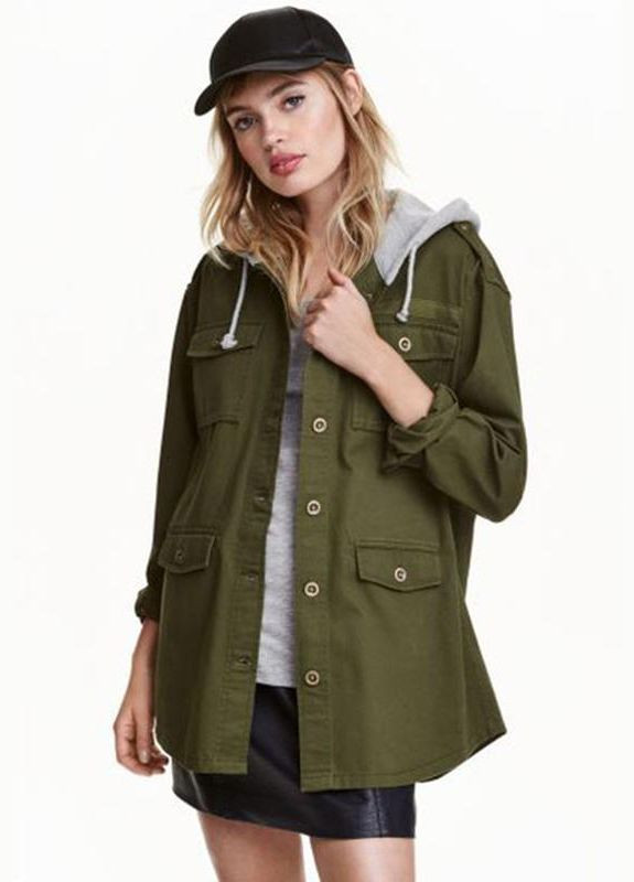 Куртка-сорочка з капюшоном H&M (330652515)