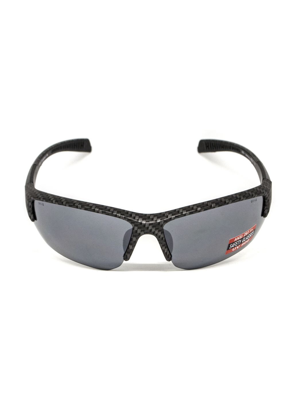 Очки защитные Hercules-7 Carbon (flash mirror), зеркальные серые в графитовой оправе. Global Vision (319705187)