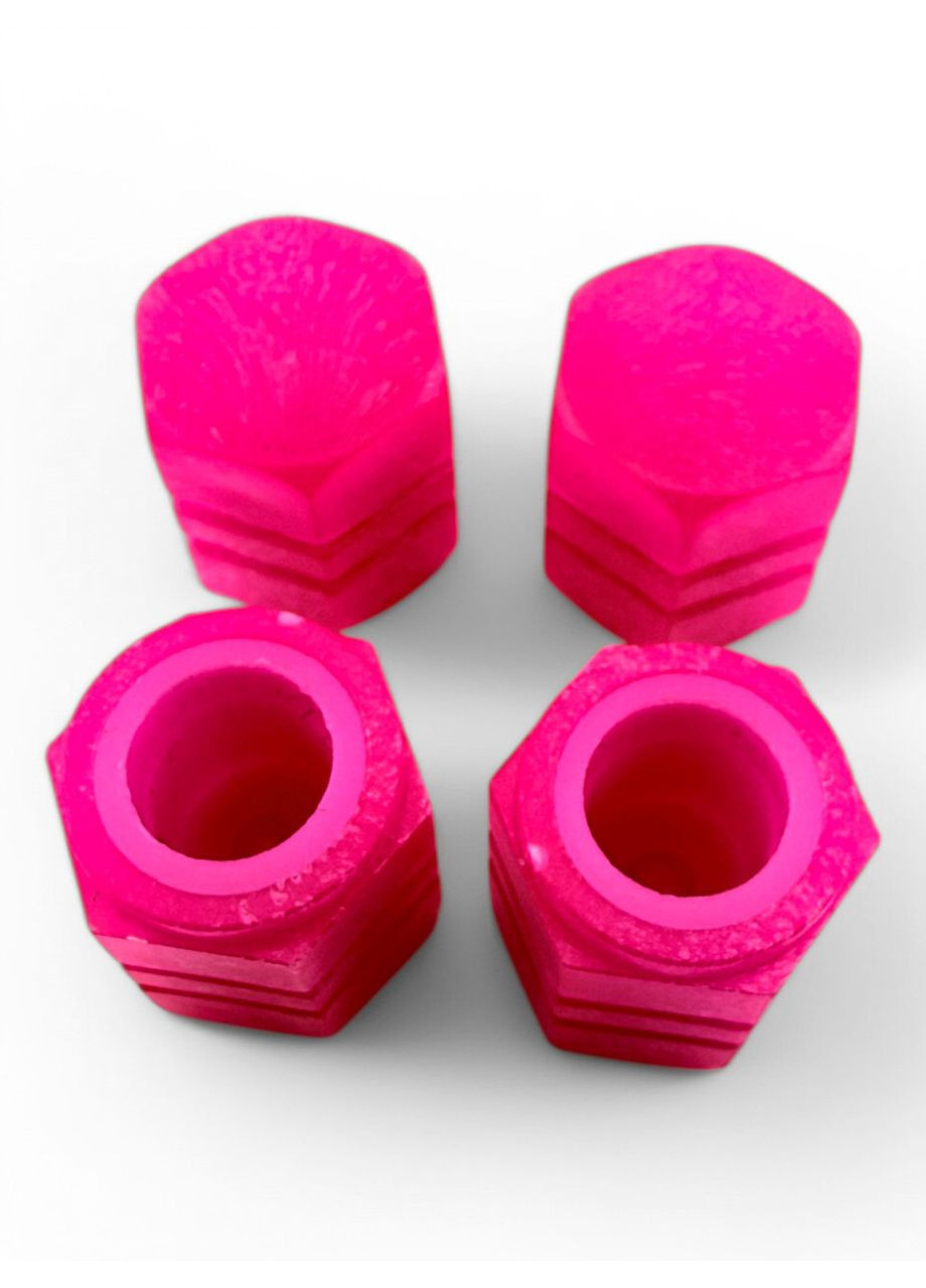 Фосфорные колпачки для ниппелей колес (4 шт.) No Brand (364957861)