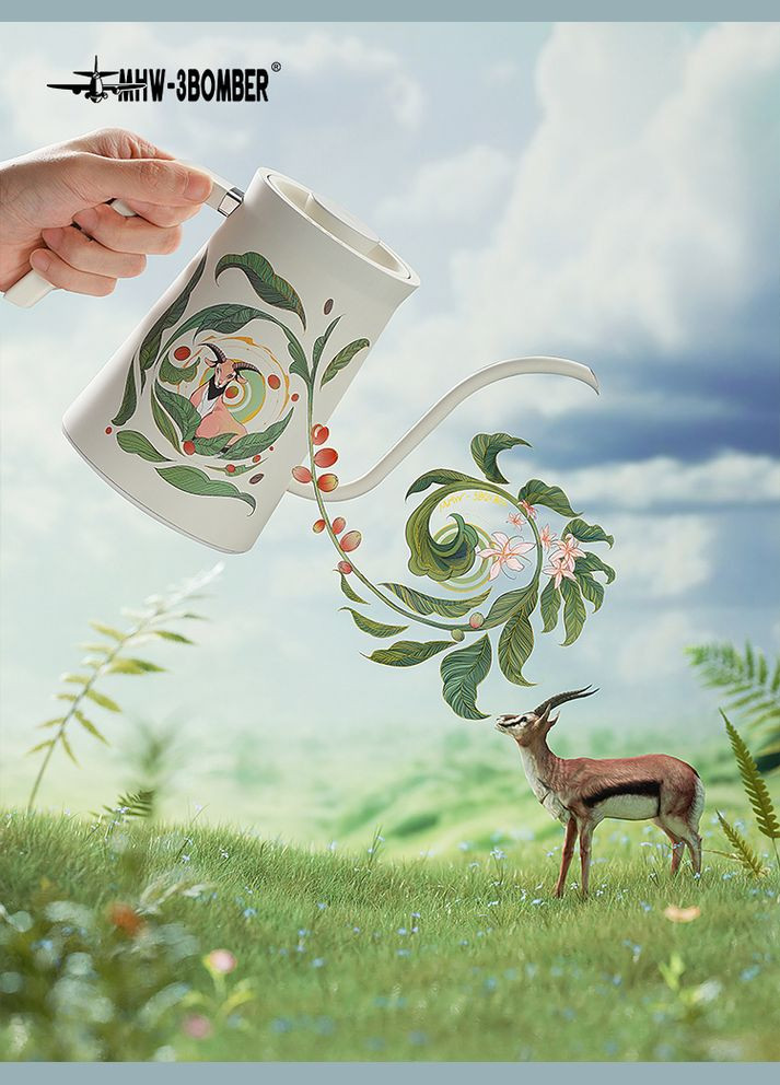 Электрический чайник бариста для кофе Assassin 600 мл 6th Anniversary Limited Edition (BK5572) MHW-3BOMBER (326798673)