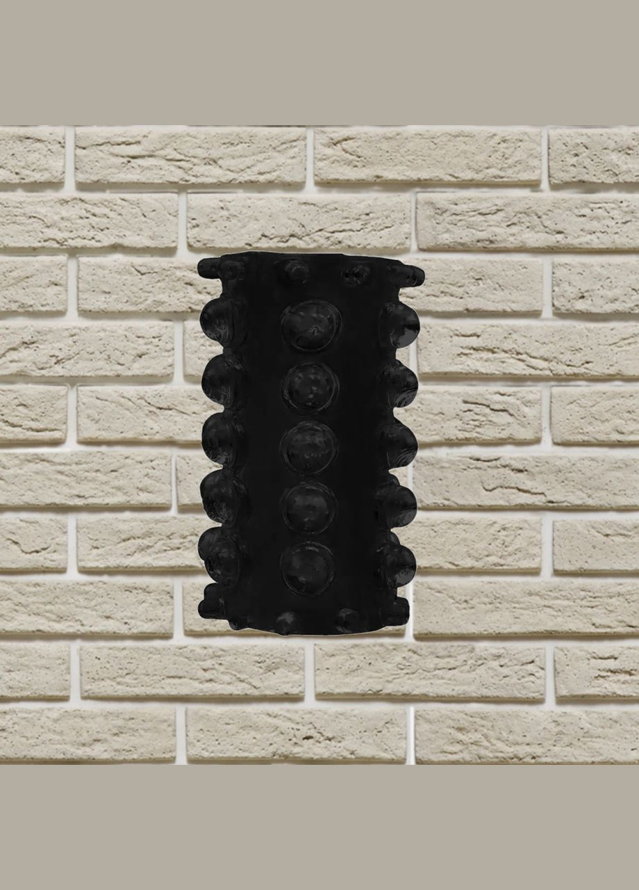 Набір із 7 стимулюючих насадок на член GK Power "Penis Sleeve Kits Black" Chisa (301153789)