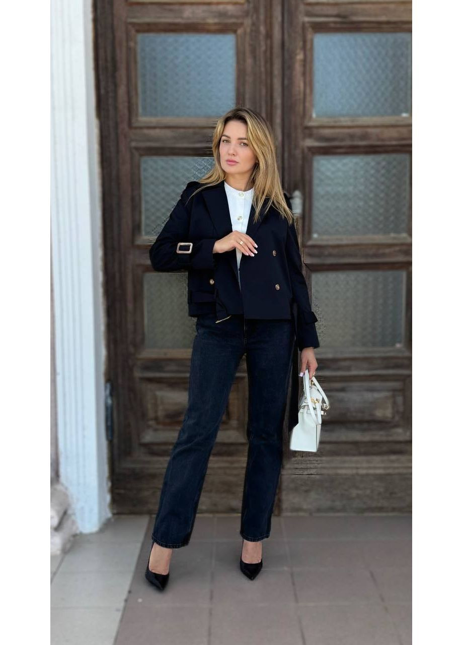 Парка тренч котон з поясом на підкладці,застібається на ґудзиках Україна (362115994)