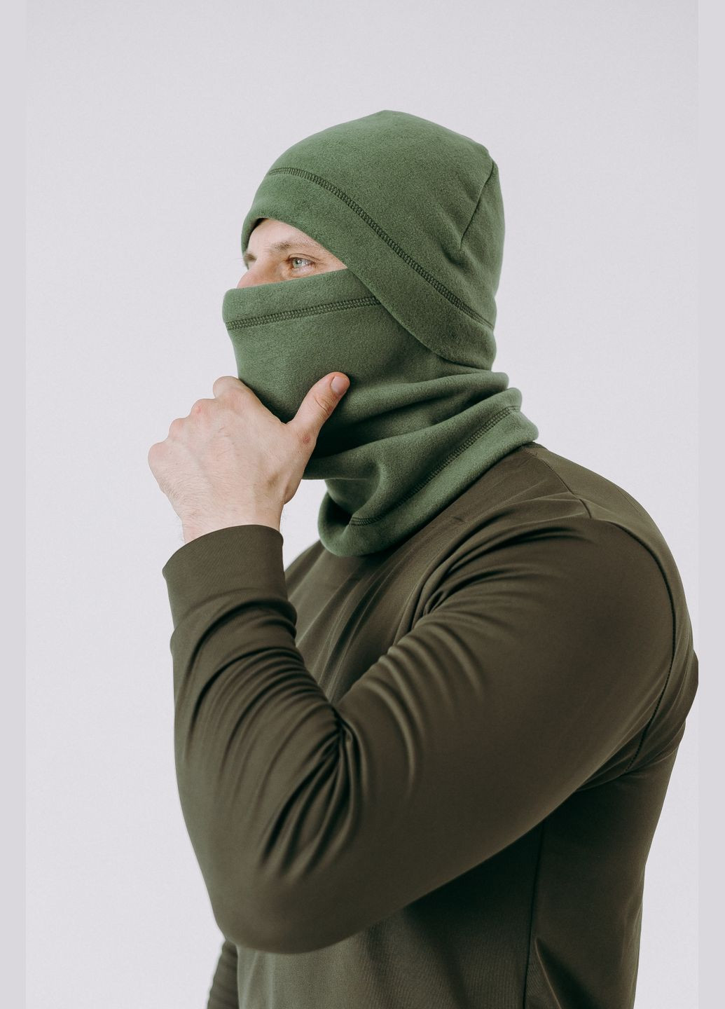 Шапка коламбія флісова чоловіча ЗСУ термошапка / шапка універсальна 9680 Хакі 73413 Columbia (306518903)