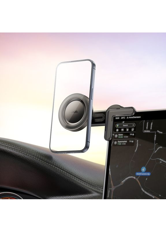 Автотримач для телефона Show ring magnetic car holder(display) (6942007637572) Hoco H57 (372679344)