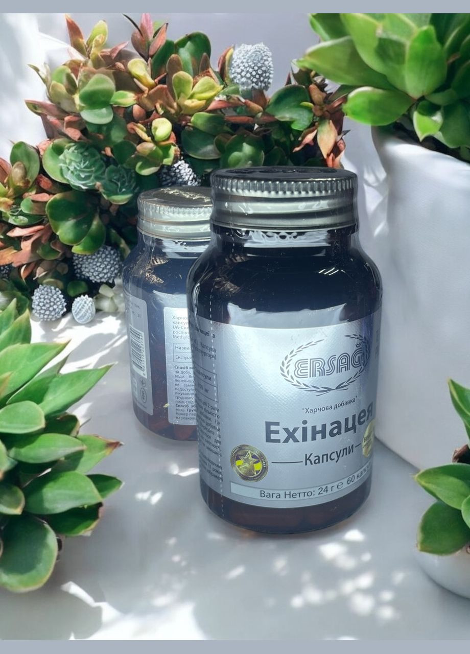 Эхинацея – капсулы для поддержания иммунитета, 60 шт. ERSAG (360771998)