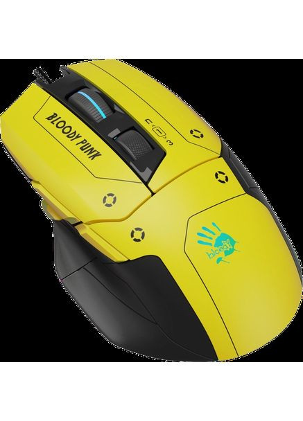 Мышь игровая Bloody W70 Max RGB Punk Yellow A4Tech (360409835)