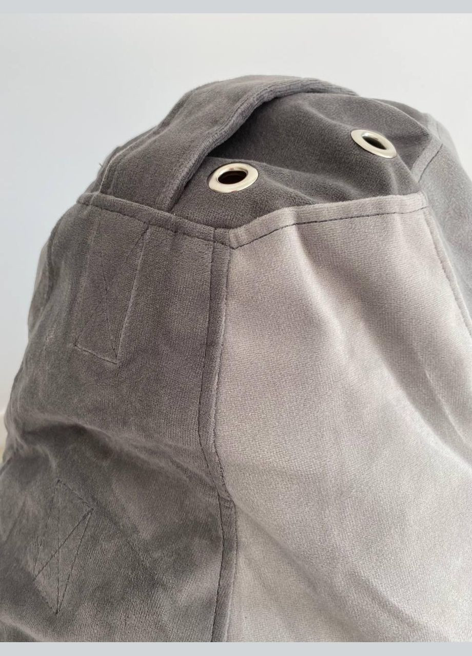 Кресло - мешок груша, XXL - 140х100 Florida Silver+Florida Dark Grey SkyPuff (339871578)