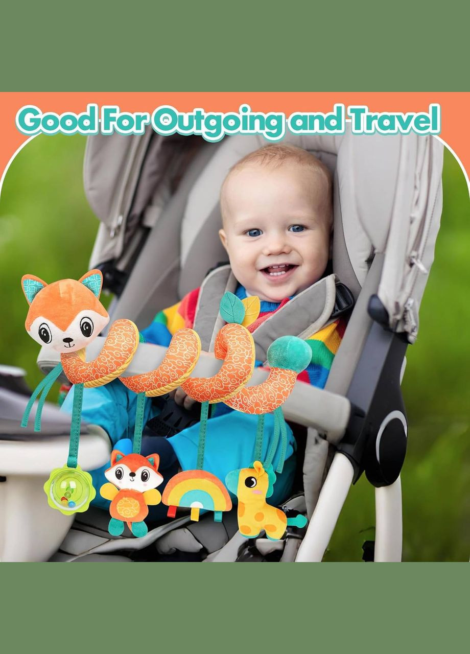 Развивающая игрушка спираль 24619W-A-B Подвеска лисеня Limo Toy (327796754)