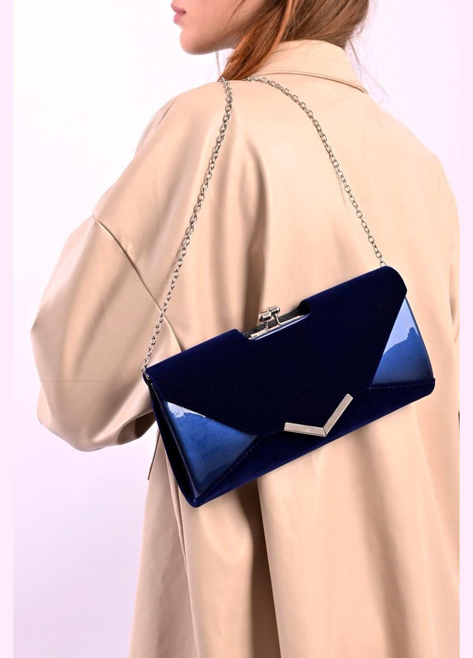 Сумка женская клатч синя код 7-0020 Уценка (читайте описание) PTR No Brand (317763744)