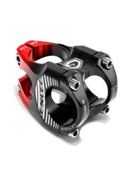 Винос керма Enlee DHR 31,8 x 35 мм, чорно-червоний HASSNS (324627148)