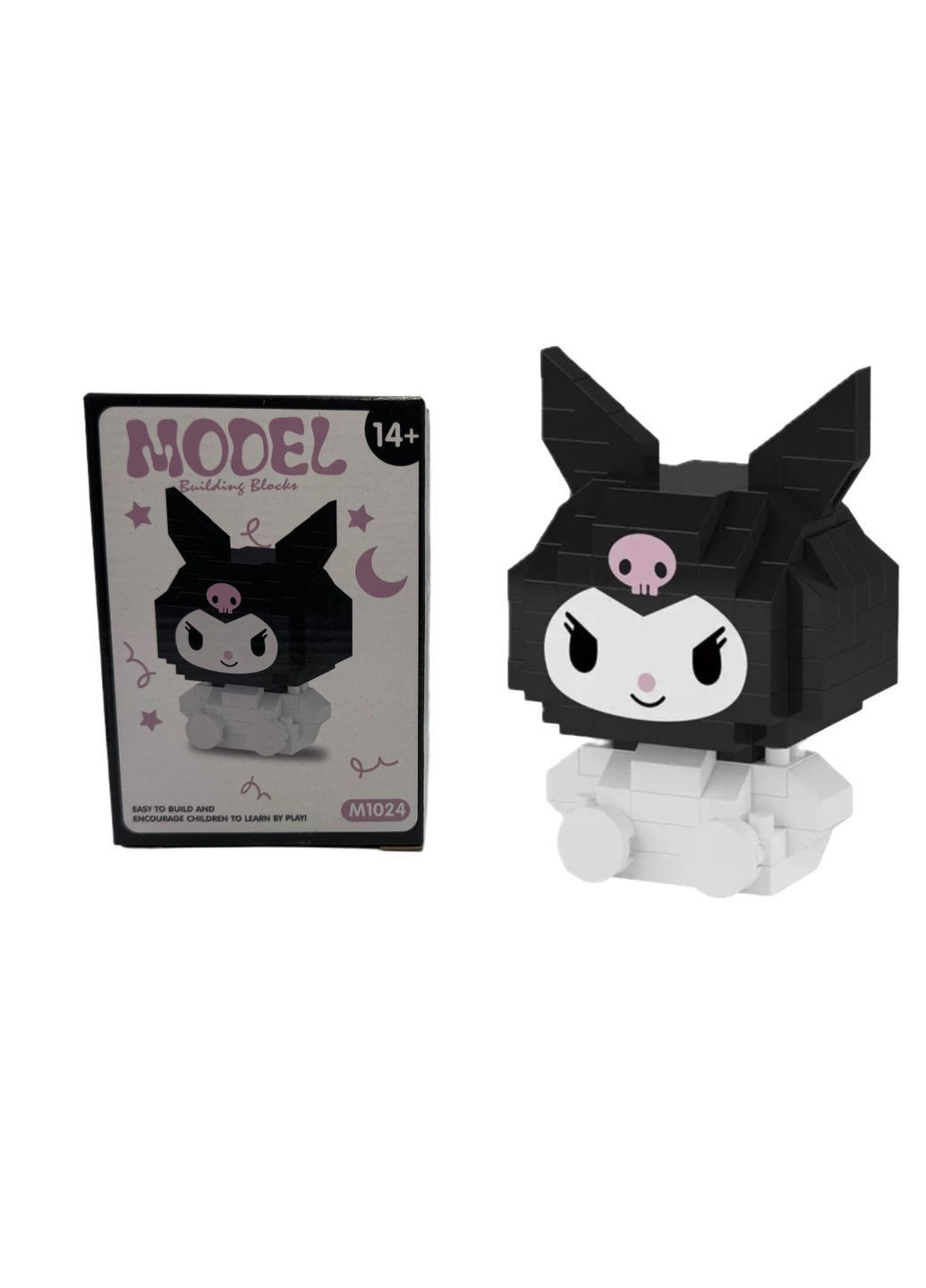 Дитячий конструктор 3D Model Kuromi 5.5 см 226 деталей Чорний (M1024) No Brand (366424030)