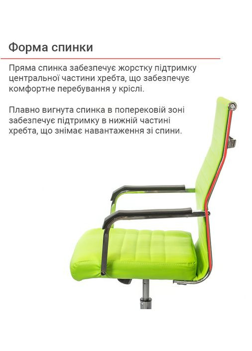 Кресло Кап FX СН TILT (PU lime green) Аклас (360546172)