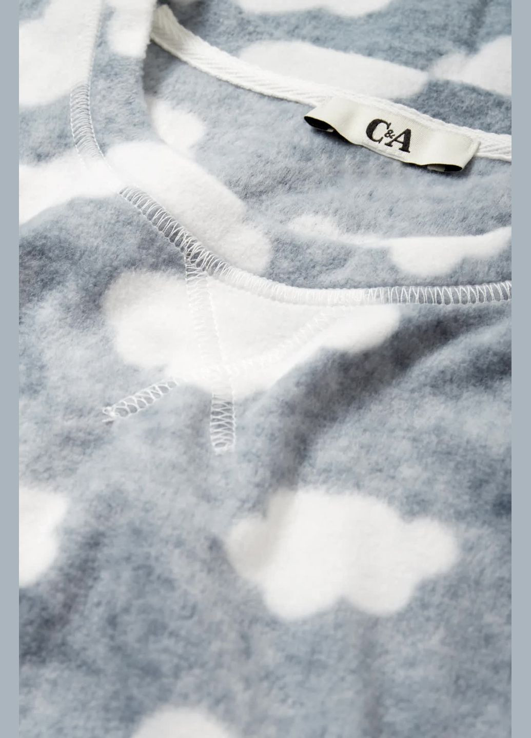 Сіра всесезон флісова піжама (світшот, штани) C&A