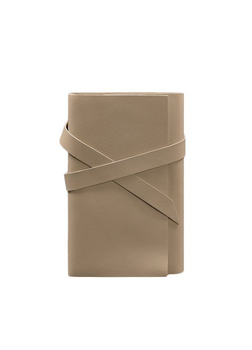 Жіночий шкіряний блокнот (Софт-бук) 1.0 Світло-бежевий (A-027676) BlankNote (328961414)