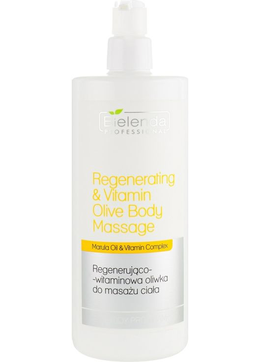 Олія для масажу Regenerating & Vitamin Olive Body Massage 500ml (518339-29310) Bielenda (368740992)