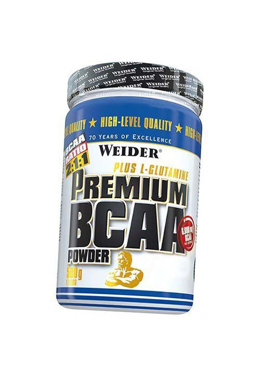 BCAA з глутаміном в порошку Premium BCAA Powder 500г Вишня-кокос Weider (285794422)