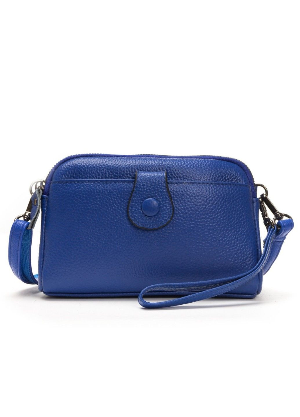 Жіночий молодіжний шкіряний клатч 88085 royal blue Alex Rai (336144338)