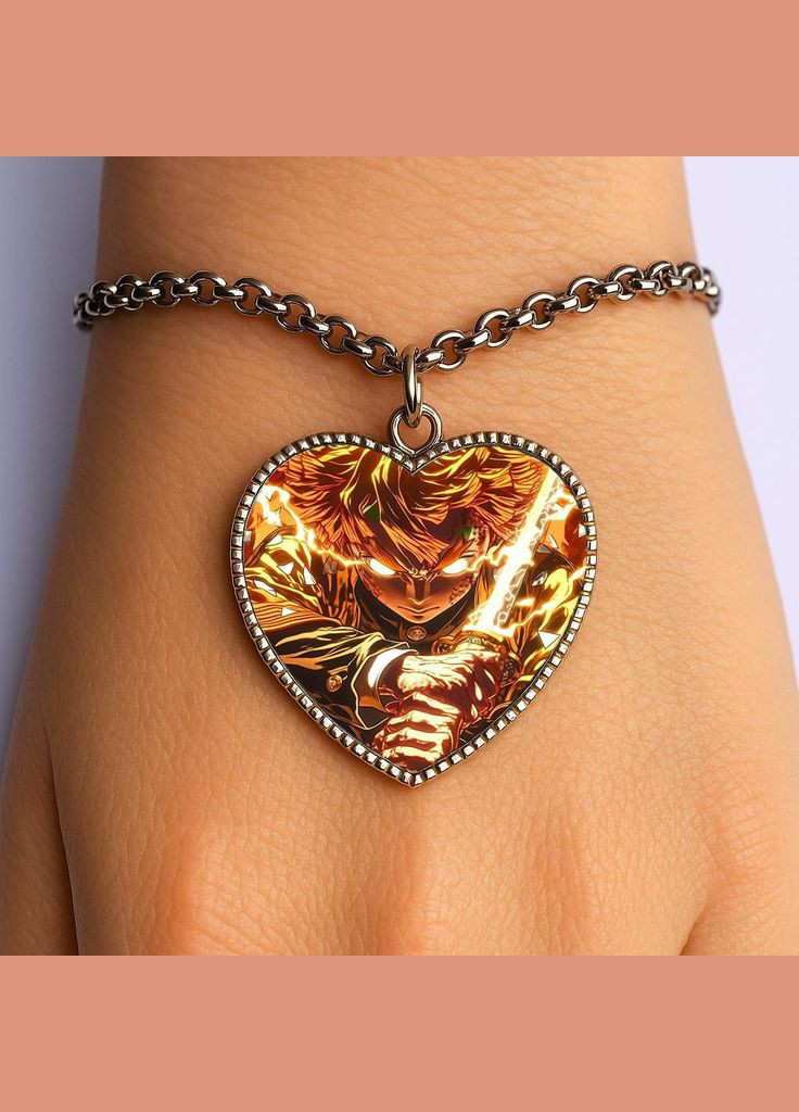 Браслет Аниме Клинок рассекает демонов #006 (сердце) No Brand (329330601)