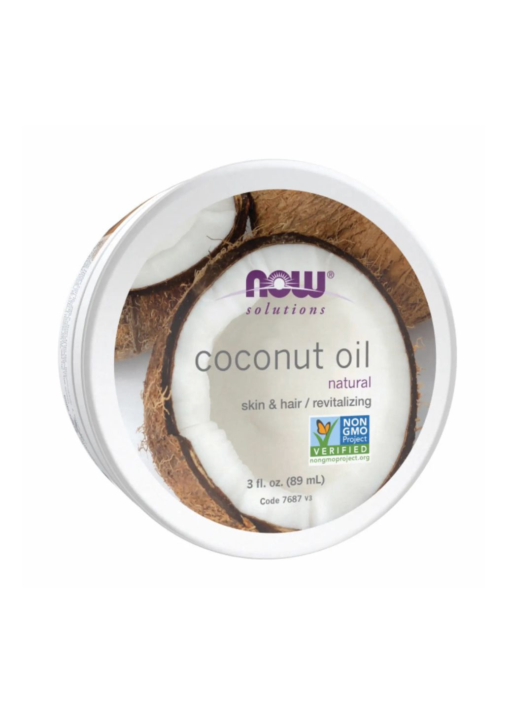 Coconut Oil - 89ml Кокосовое масло для кожи Now Foods (292314877)