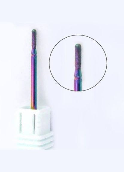 Алмазная фреза "цилиндр" мягкий абразив, 1,8 мм No Brand (296664332)