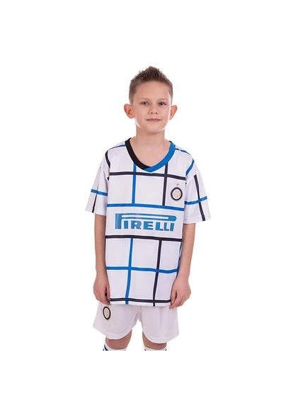Форма футбольная детская Inter Milan CO-2460 Бело-синий, (57508236) FDSO (323027635)