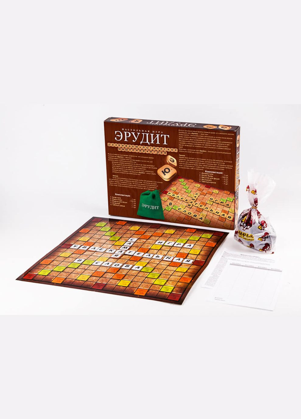 Гра велика настільна Ерудит, DT G4-UA (4820150910617) Danko Toys (292708003)