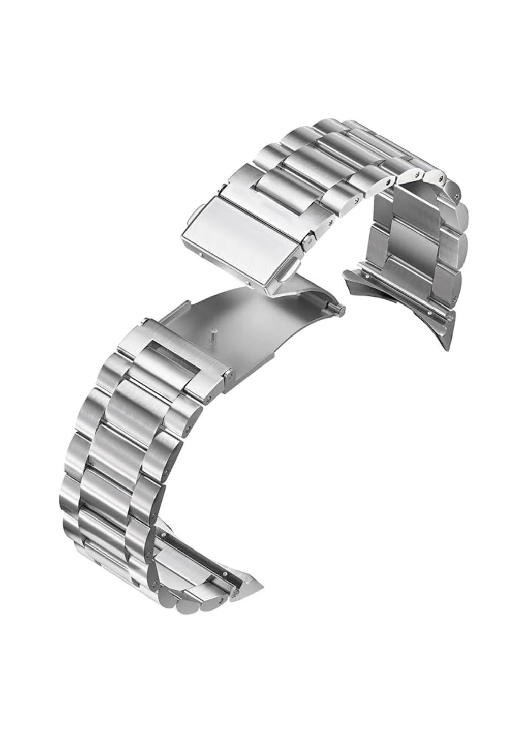 Металевий ремінець Solid для годинника Samsung Galaxy Watch 4 40mm SM-R860 / SM-R865 - Silver Primolux (266914432)