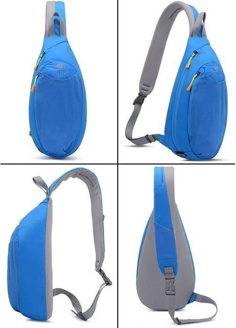 Однолямковий рюкзак сумка слінг Tanluhu . 6л. 38х18х9см. Чорна. Bd Sport (311222346)