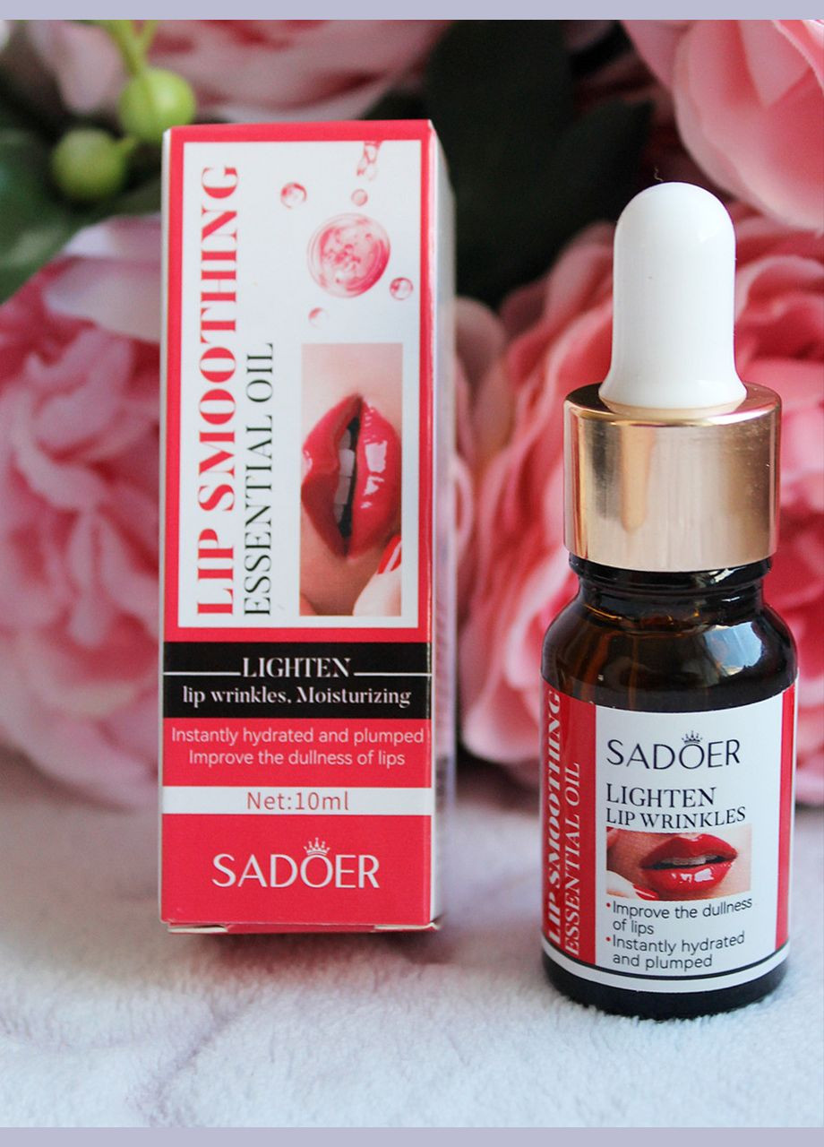 Сыворотка для губ питательная с витамином E Lip Smoothing Essential Oil (10 мл) SADOER (307929103)