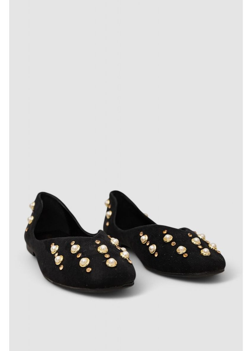 Sport Line Балетки женские замша черный з, китай — демисезон (361149457)