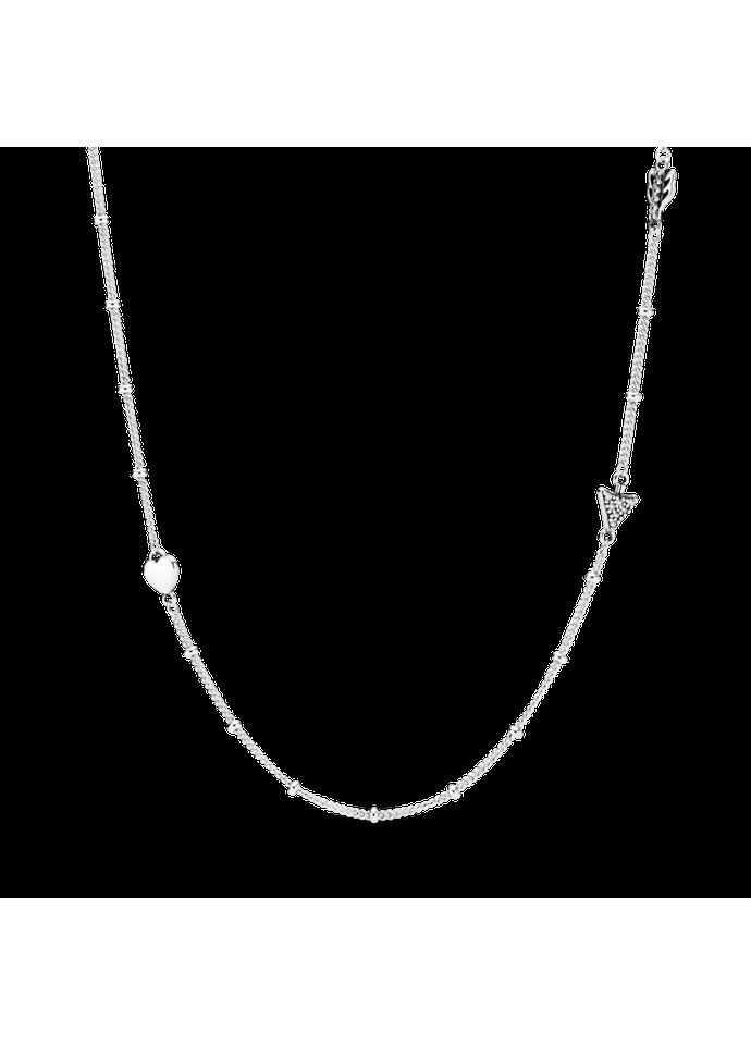 Срібне колье Пандора "Сяюча стріла" 397795CZ Kabluchka (355462754)