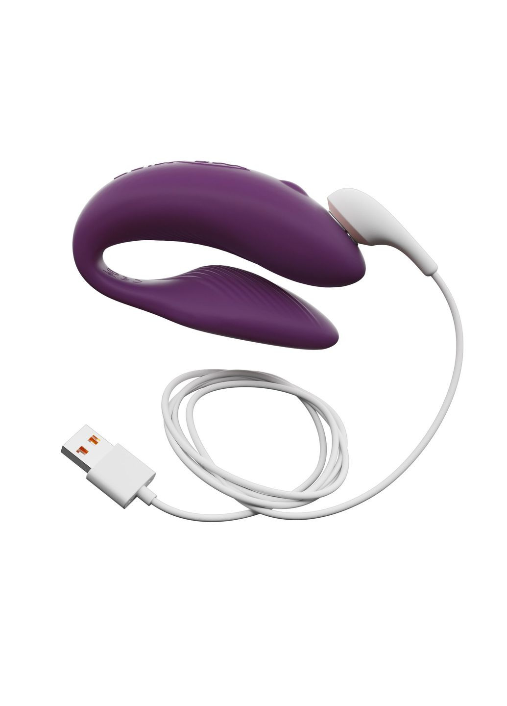 Смарт-вібратор для пар Chorus Purple, сенсорне керування вібраціями стисненням пульта We-Vibe (296492131)