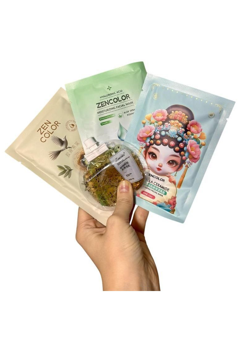 Набор масок для ухода за кожей Zencolor 4 шт. Xue Lan Hua (335868355)