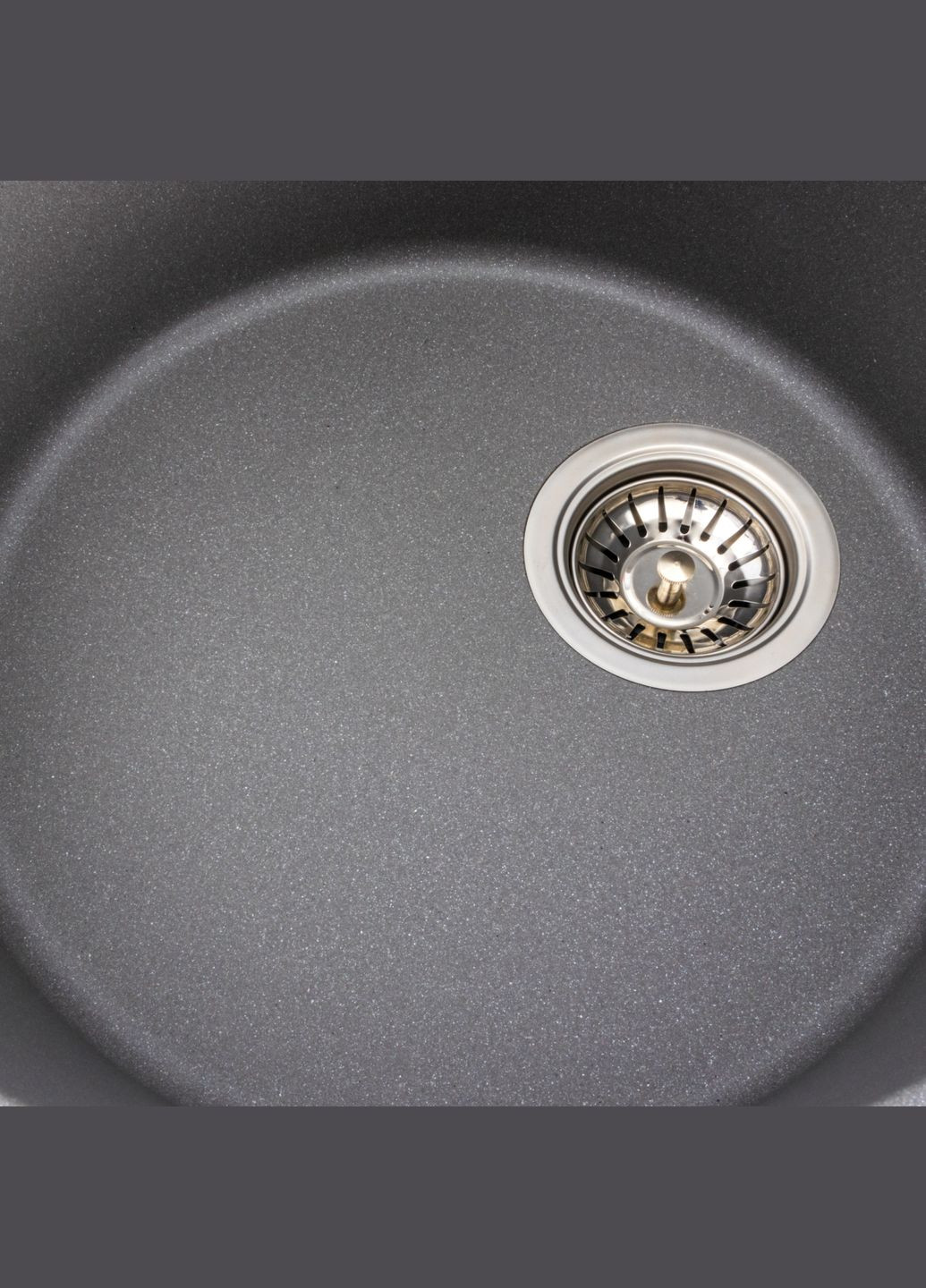 Гранітна мийка для кухні 5847 ONYX матова (сірий мусон) Platinum (269794017)