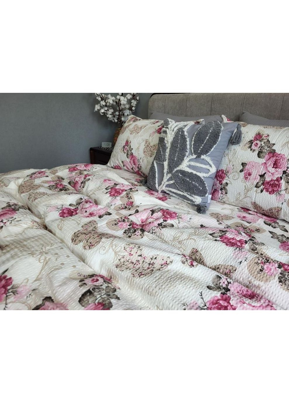 Постільна білизна Мірра, ранфорс гофра (жатка) Полуторний розмір, наволочки 70/70 No Brand (364219850)