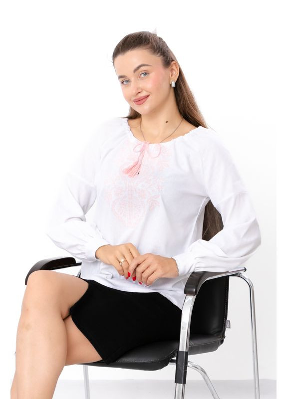 Рожева вишиванка жіноча (p-17505) Носи своє візерунок орнамент (341491611)