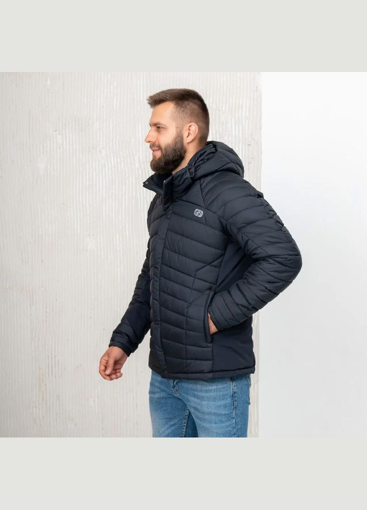 Темно-синя зимня чоловіча зимова куртка SK