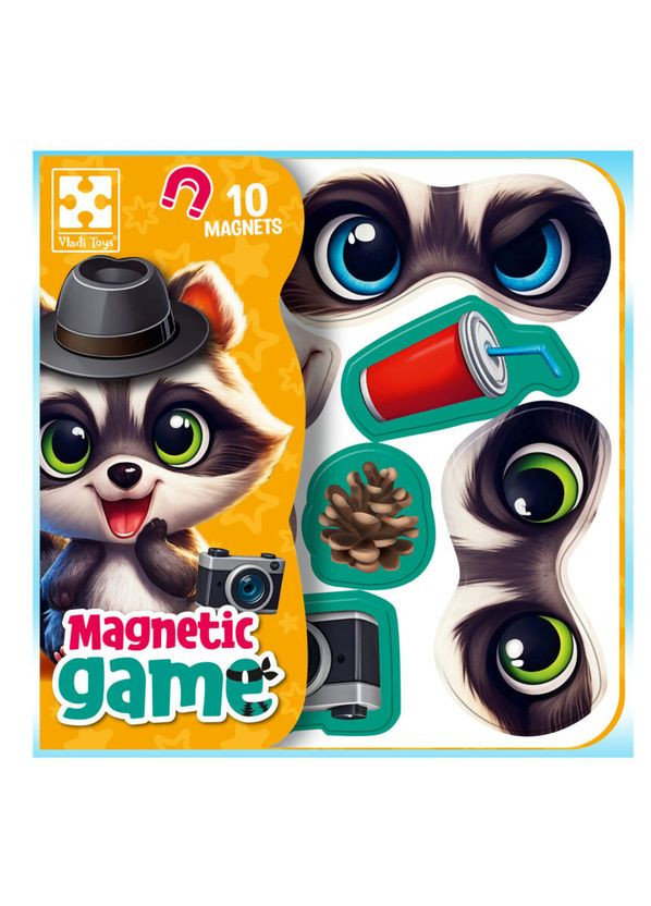 Игра развивающая "Эмоции Енота" VT3220-03, 10 магнитов Vladi toys (356347412)