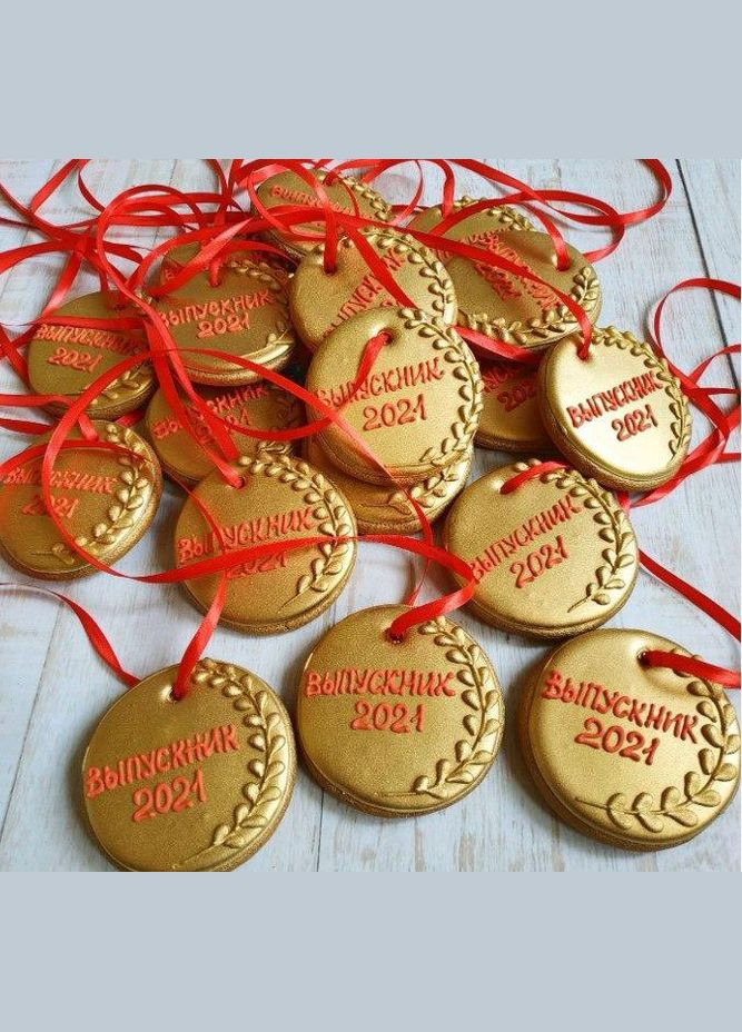 Пряник Медаль Випускнику на стрічці No Brand (365865144)