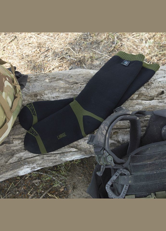 Носки водонепроницаемые Trekking, р-р ХL, с зеленой полоской DexShell (353502034)