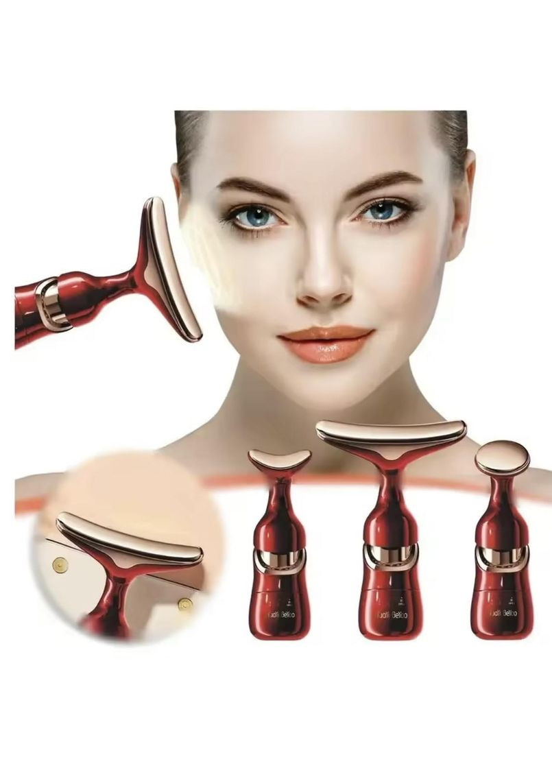 Електричний 3 в 1 косметичний масажер для ліфтингу обличчя, косметичний інструмент для обличчя, шиї та очей No Brand (307908958)