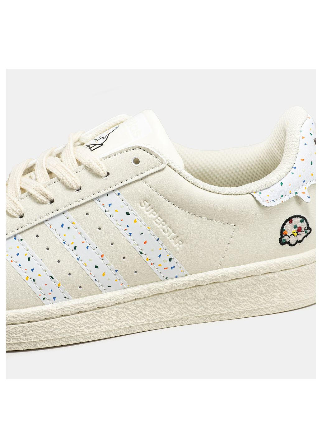 Кросівки жіночі No Brand Superstar бежеві демісезони (297869448)