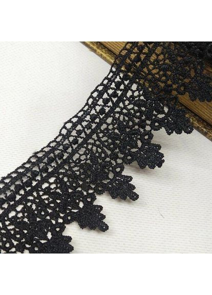Кружево макраме 6CM (13M) Цвет - Черный (729-63-039) Plus-plus (352747380)