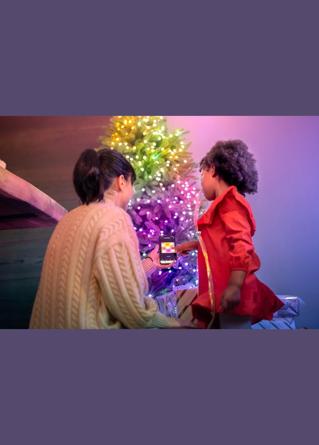 Гирлянда Smart LED Strings Candle RGB 200 IP20 12м USBC кабель прозрачный без БП Twinkly (315719257)