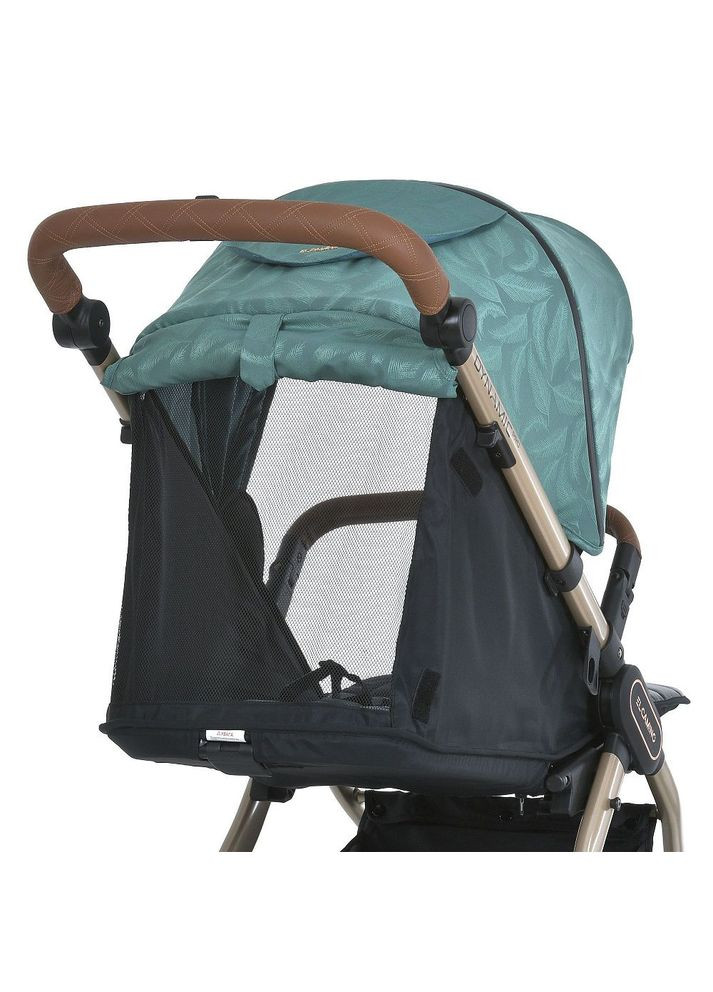 Коляска детская DYNAMIC PRO Special Mint прогулочная с чехлом дождевиком и москитной сеткой Мятная с перышками (ME 1053G-2) El Camino (334338195)