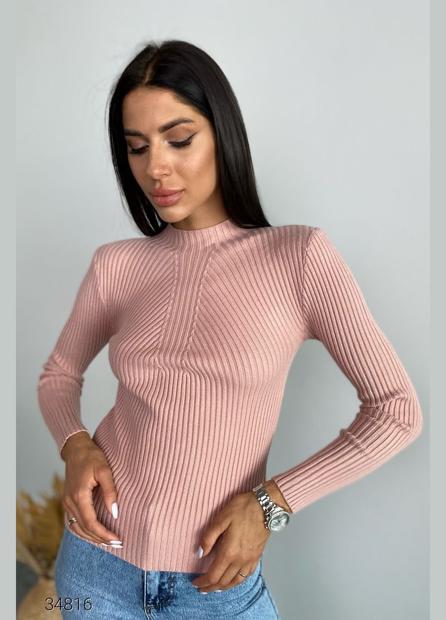 Водолазка в рубчик с воротом-стойкой Liton (303727712)